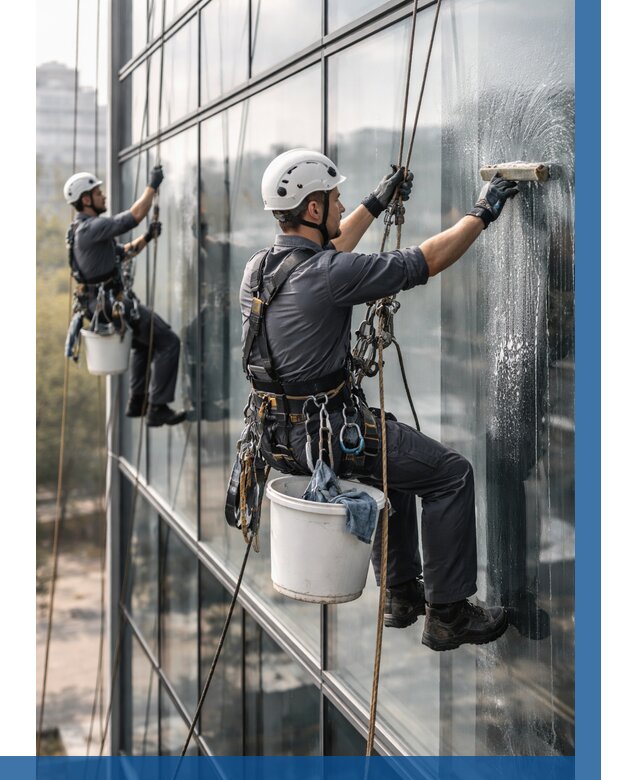 Мойка сплошного остекления в Липецке, заказать от 312 р.| ВЫСОТНИК-Лпц