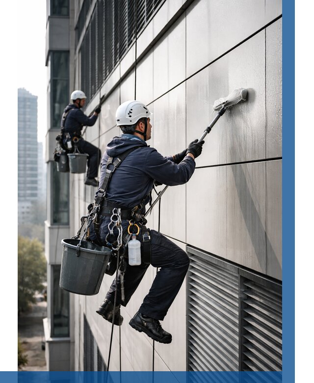 Мойка вентилируемого фасада в Липецке от 260 р. | ВЫСОТНИК-Лпц