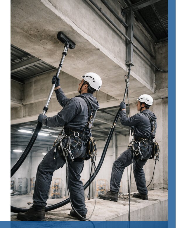 Обеспыливание потолочных конструкций в Липецке от 260 р. |ВЫСОТНИК-Лпц