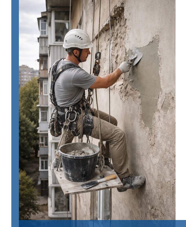 Восстановление фасадной штукатурки в Липецке с гарантией качества