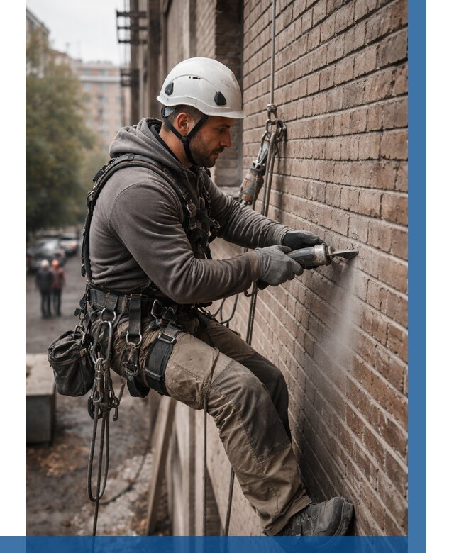 Расшивка кирпичных швов в Липецке от 624 р. | ВЫСОТНИК-Лпц