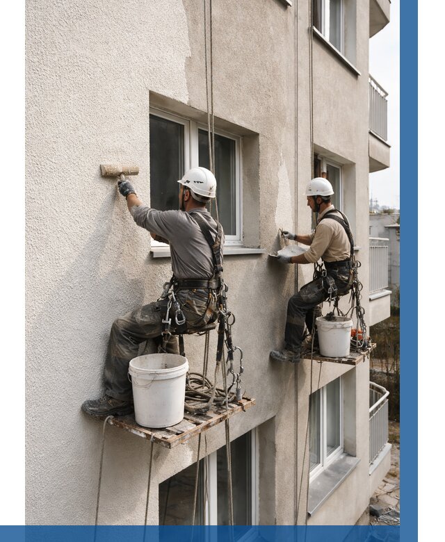 Нанесение короеда на фасад в Липецке от 468 р. | ВЫСОТНИК-Лпц