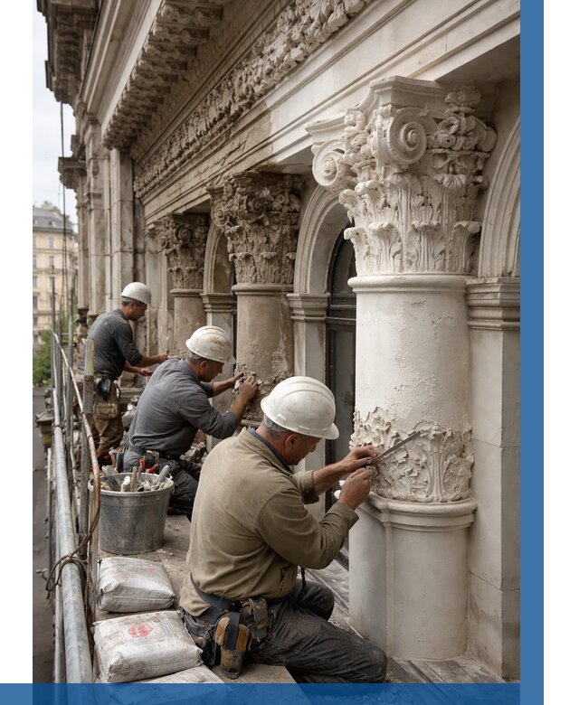 Реставрация фасадной лепнины в Липецке от 2599 р. | ВЫСОТНИК-Лпц