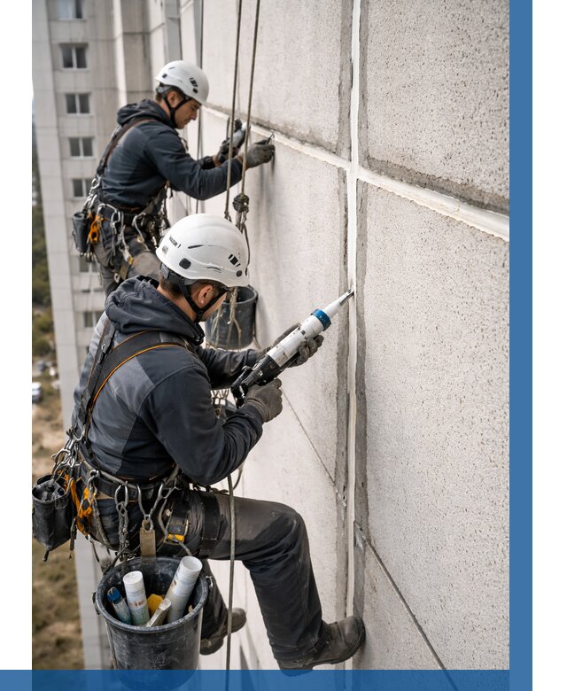 Герметизация межпанельных швов в Липецке от 728 р. | ВЫСОТНИК-Лпц