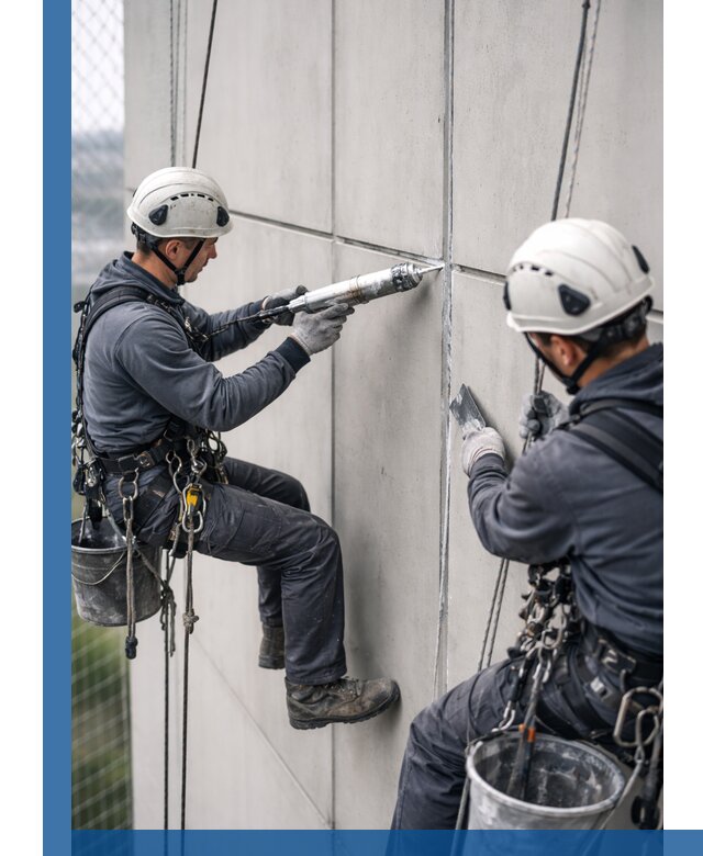 Первичная герметизация швов фасадов и кровель в Липецке