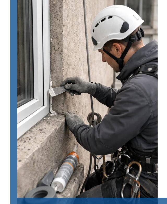 Герметизация монтажных швов окон в Липецке с гарантией качества