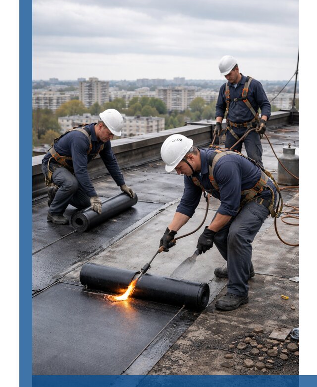 Ремонт наплавляемой кровли в Липецке качественно и надежно