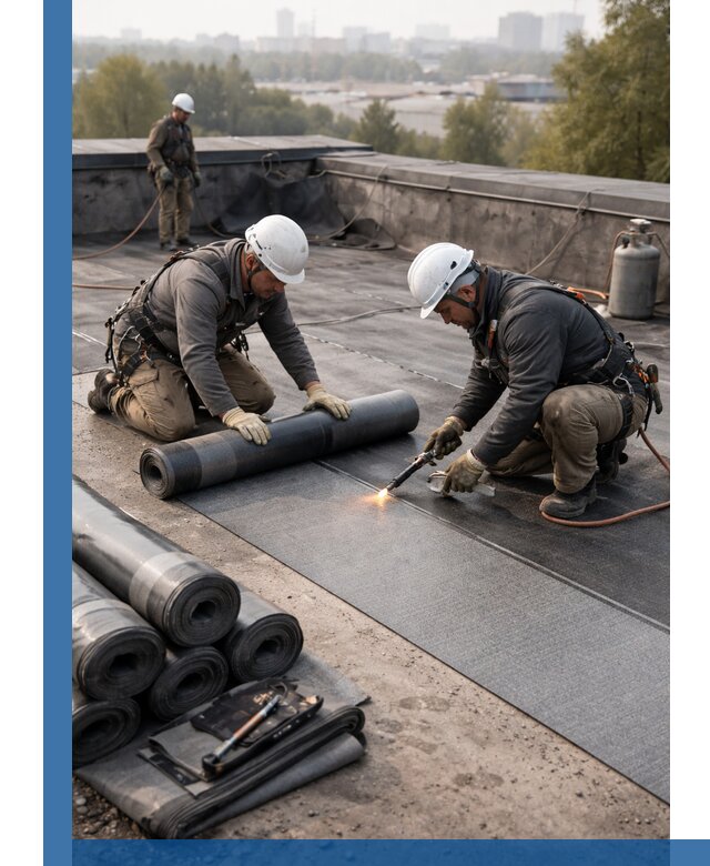 Монтаж мягкой кровли в Липецке профессионально и надежно