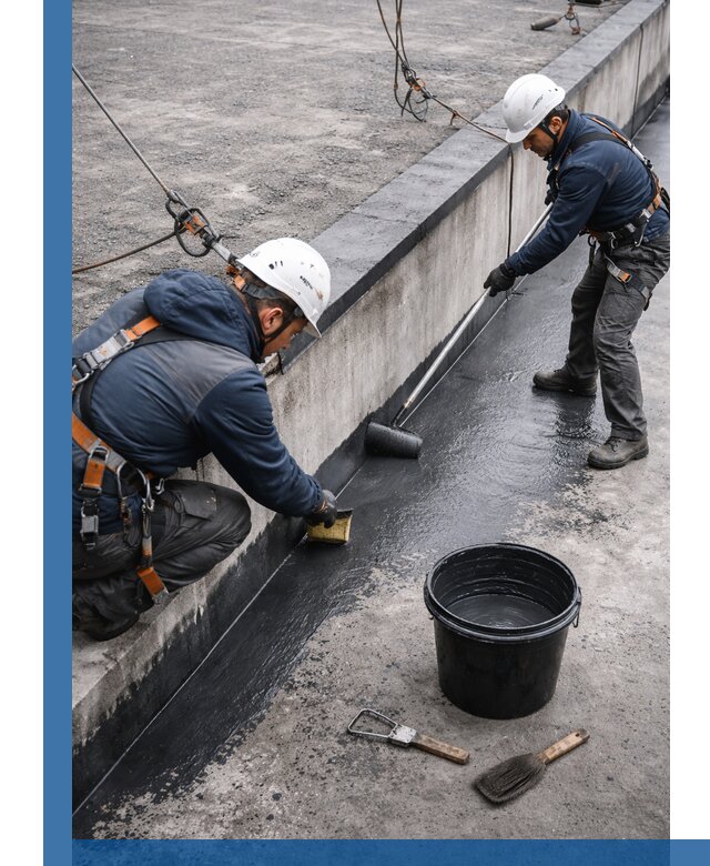 Гидроизоляция кровли жидкой резиной профессионально в Липецке