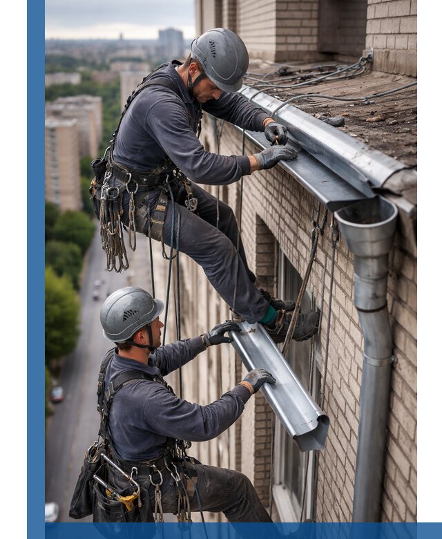 Ремонт водосточных желобов в Липецке, быстро и качественно