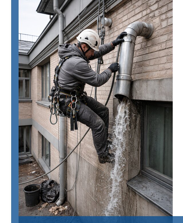 Профессиональная прочистка водосточных труб в Липецке с гарантией