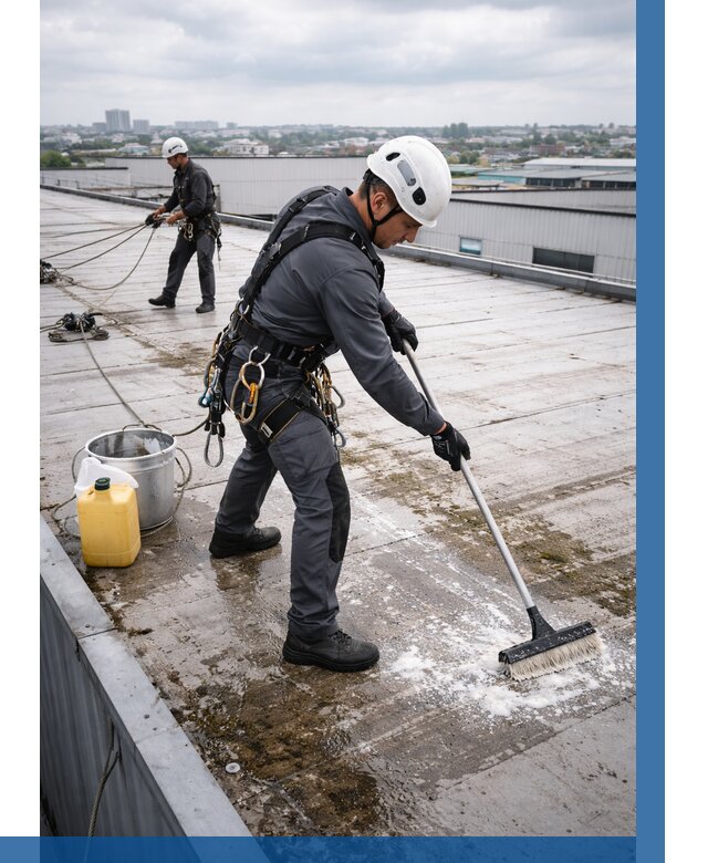 Очистка крыши по графику в Липецке от 7796 р. | ВЫСОТНИК-Лпц