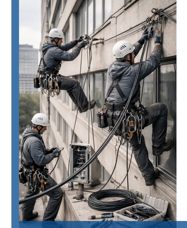 Прокладка оптоволоконного кабеля в Липецке под ключ с тестированием