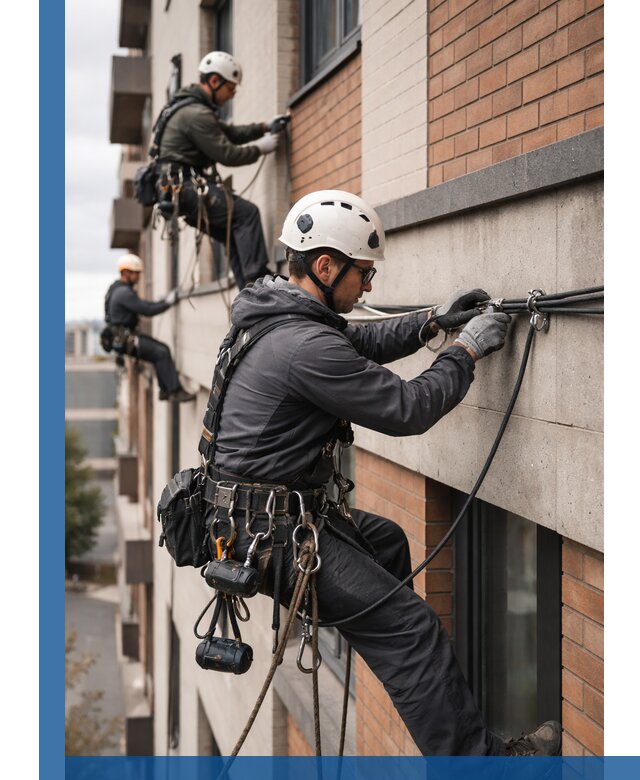 Крепление кабеля на фасаде монтаж и крепеж в Липецке