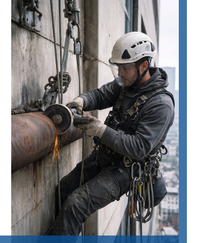 Резка металла на высоте в Липецке по цене от 4677 р. | ВЫСОТНИК-Лпц