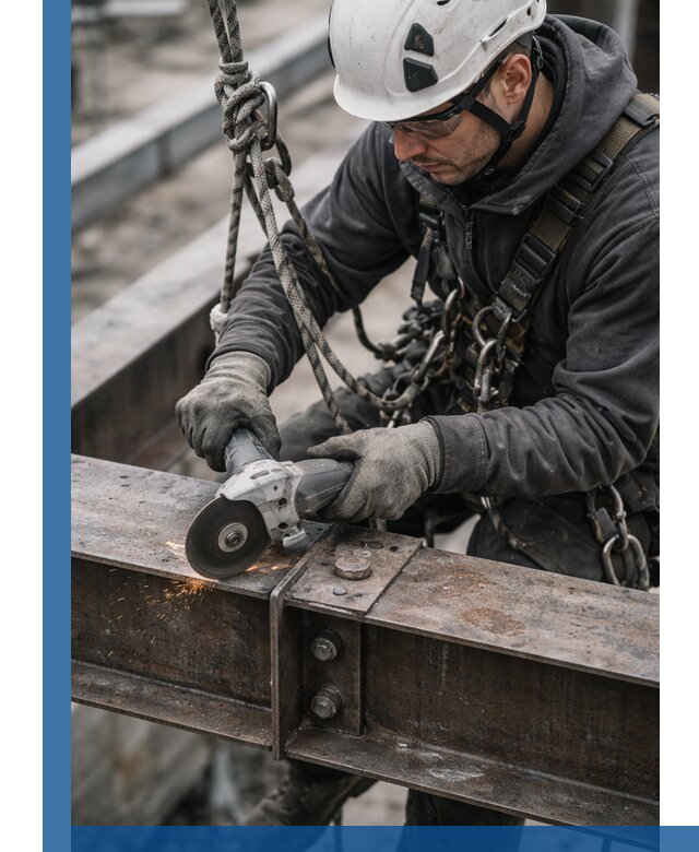 Резка металла на высоте в Липецке для зданий и конструкций