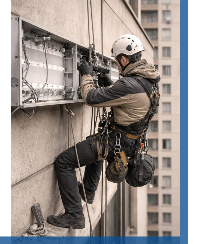 Ремонт вывески на высоте в Липецке от 4677 р. | ВЫСОТНИК-Лпц