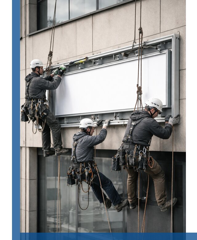 Профессиональный монтаж светового короба под ключ в Липецке