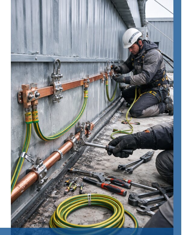 Монтаж заземления здания в Липецке от 25985 р. | ВЫСОТНИК-Лпц