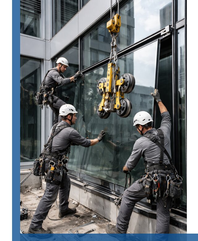 Структурное остекление фасадов в Липецке монтаж и обслуживание