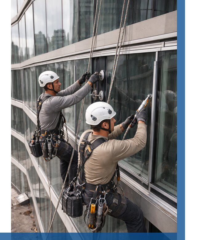 Радиусное остекление фасада в Липецке от 12473 р. | ВЫСОТНИК-Лпц