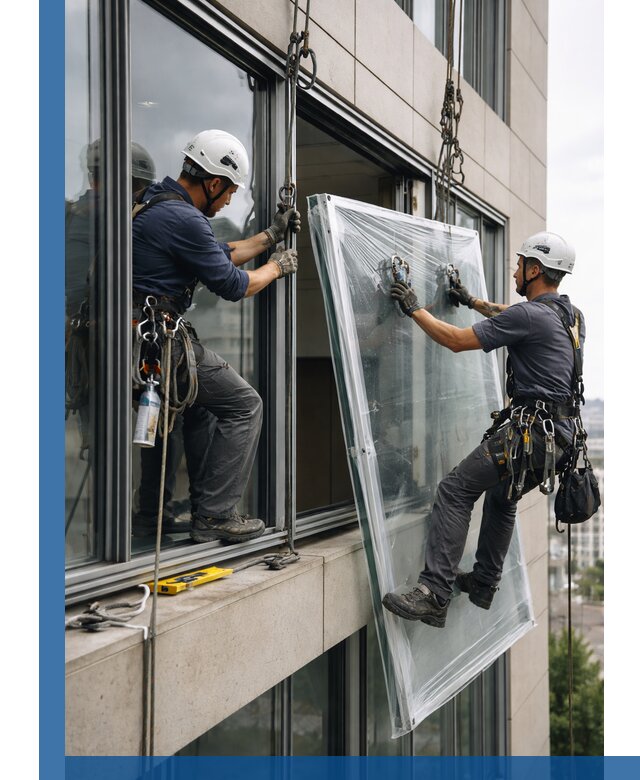 Профессиональная замена стекла в витраже в Липецке с гарантией