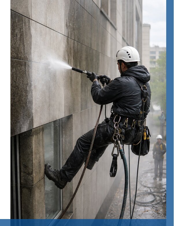 Гидроструйная очистка поверхностей в Липецке от 883 р. | ВЫСОТНИК-Лпц