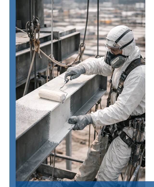 Профессиональная огнезащитная обработка металлоконструкций в Липецке