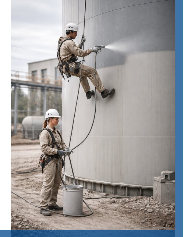 Покраска резервуаров в Липецке от 1247 р. | ВЫСОТНИК-Лпц — заказать