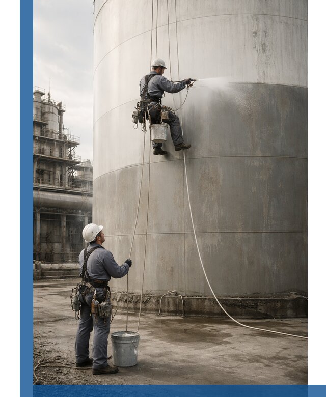 Покраска стальных резервуаров и емкостей в Липецке профессионально