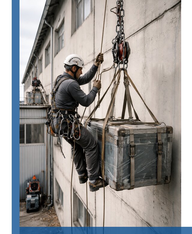 Подъем грузов на высоту в Липецке для промышленных объектов