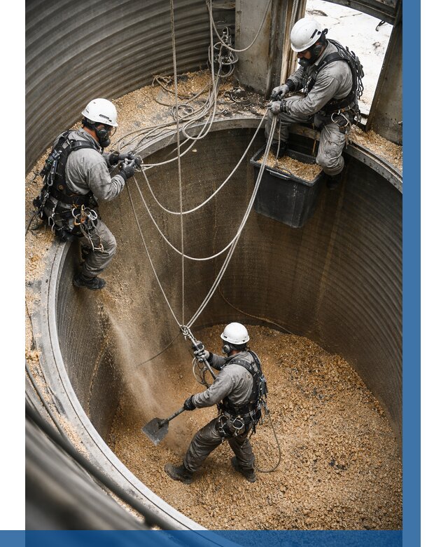 Чистка зерновых бункеров в Липецке от 12473 р. | ВЫСОТНИК-Лпц