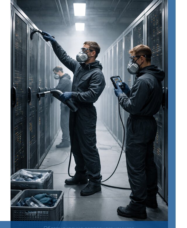 Обеспыливание серверной комнаты в Липецке от 4677 р. | ВЫСОТНИК-Лпц