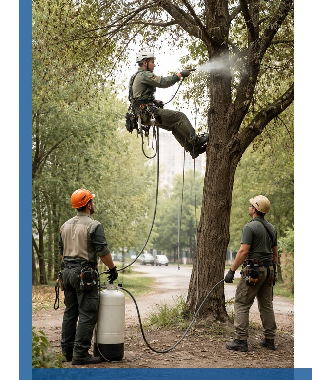 Обработка деревьев от вредителей в Липецке профессиональная защита